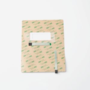 Custom Touch Metal Dome Membrane Switch panel with adhesive3M white