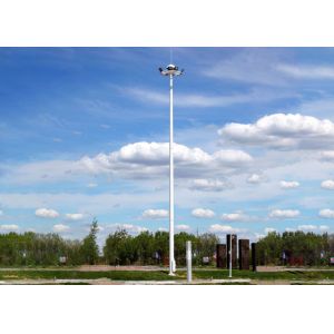 High Power Light Post Foundation 20m 30m Hot Rolled Steel Q235 Q345 Material