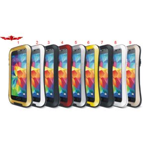 China Genuine Aluminum Dirtproof/Shockproof/Waterproof Case For Samsung Galaxy S5 Gift Box Yes on sale