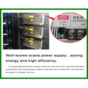 Outdoor Full Color P8 COB P0.9LED Display IP65 1024*1024mm cabinet 7000cd / sqm