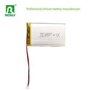 604070 Lithium Polymer Battery Cell 3.7v 2000mAh Power Lipo Batteries For