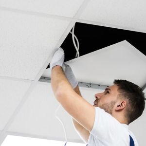 Mineral Wool Board For Damp Proof Ceilings In Strong Office Workshop
