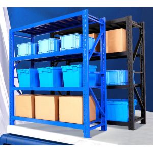 China 2000*600*2000mm Longspan Display Steel Shelving Medium Duty Stacking Racks & Shelves Garage Storage Rack on sale