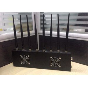 Black / Silver Cell Phone Blocking Device With Whip Omni - Directional Antenna