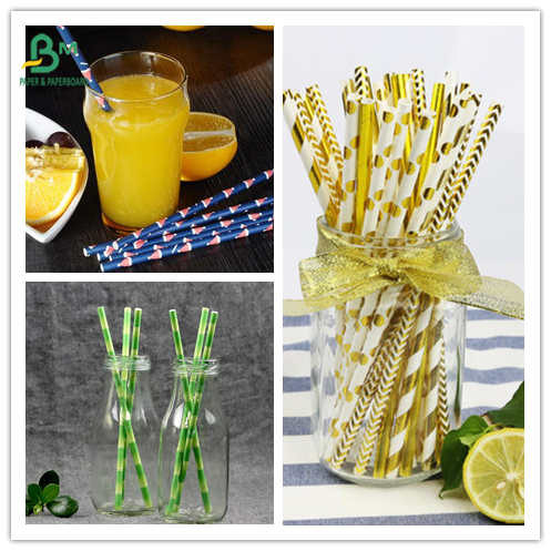 60GSM & 120GSM Food Grade MG Craft Paper Roll Making Straws Waterproof