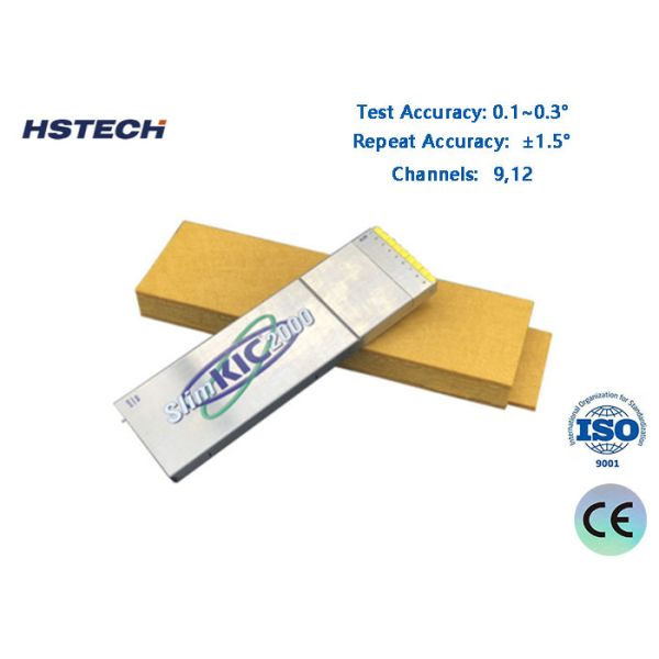 SMT Reflow Oven Temperature Profiler Test KIC High Repeat Accuracy 9V Alkaline