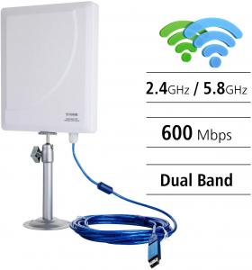 China 5GHz Dual Band Outdoor Wifi Antenna , FCC Wifi Network Booster Antenna on sale