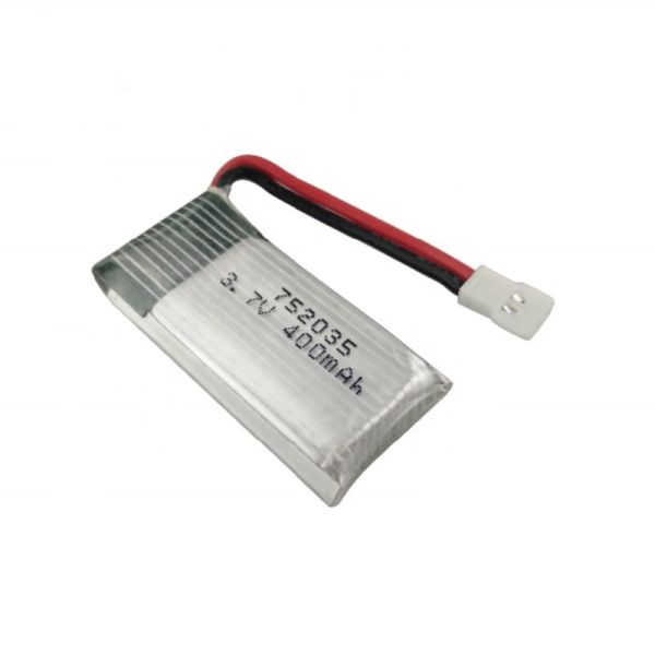 High Discharge Rate 752035 3.7V 400mAh Drone Battery Pack