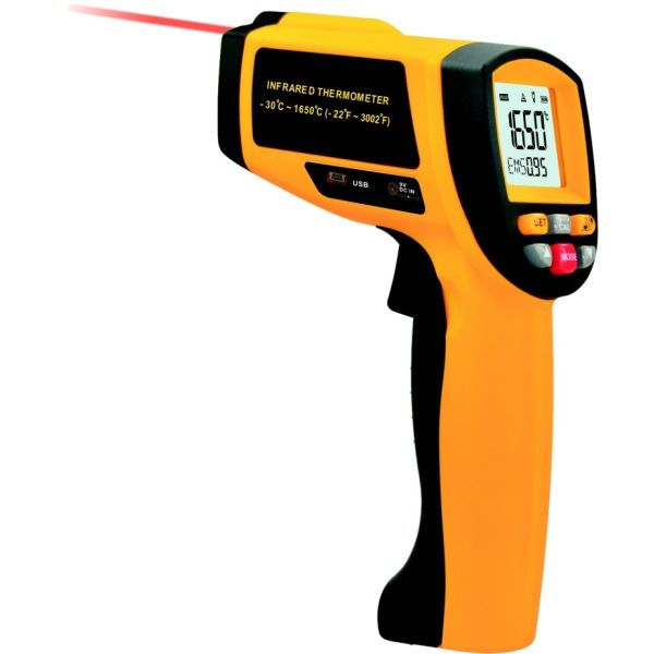 Quality Laser TemperatureGun Digital Infrared Thermometer Non-contact Thermometer Tester Range -30~1650Degree With USB Interface wholesale