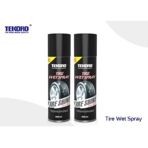 China Tire Wet Spray / Car Care Spray For Revealing High Level Deep Black Shine on sale