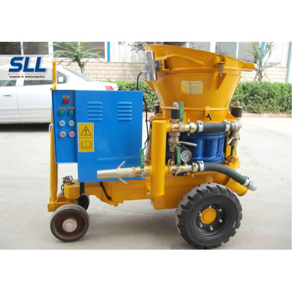 Quality Dry / Wet Ready Mix Concrete Shotcrete Machine 13.8~14.8m3/Min Air Consumption wholesale