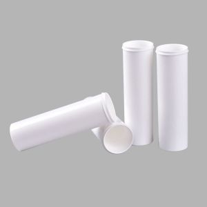 Empty 50/60/80/90ml Vitamin C Effervescent Tablet Container PP Plastic Tube
