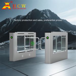 HCW OEM Speed gate Turnstile Installation Stainless Steel Water Proof For Office