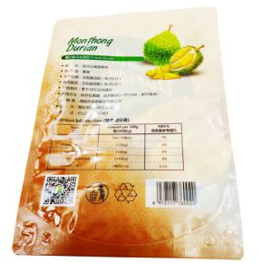 Custom food packaging Waterproof biodegradable plastic foil bag Zipper standing