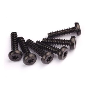 10 - 32 #4 M2.5 M3 M8 Round Pan Head Thread Forming Six Lobe Pin Black Torx Self