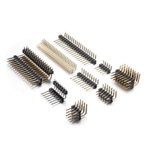 Pitch 1.27mm 2.0mm 2.54mm Male Angle Pin Header PCB SMT Connector Single Dual