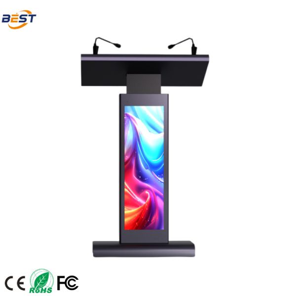Quality Touch Screen Touchscreen LCD Podium with Display and Touch Screen wholesale