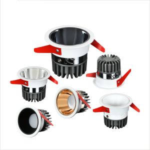 Dimmable 7w Cob Led Downlight Recessed IP44 Waterproof White Finished