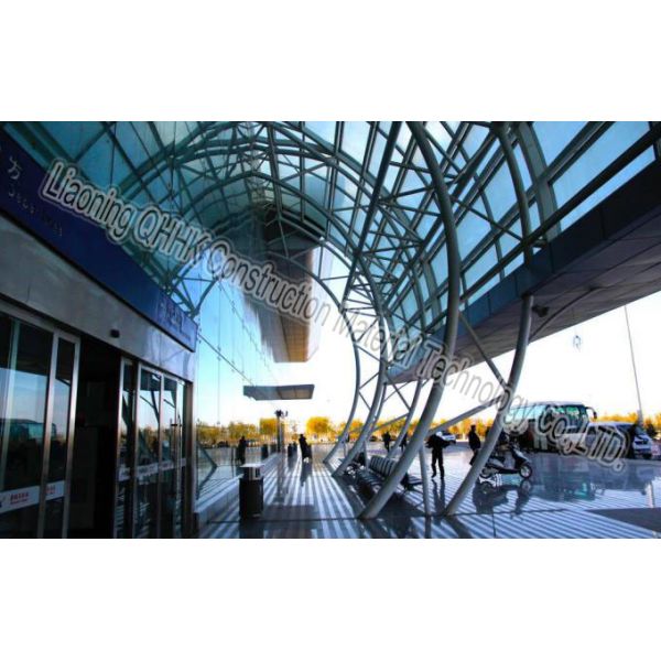 Enviroment Friendly Pre Engineering Steel Structure Bus Prefab Steel Buildings