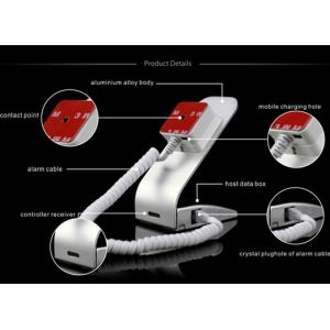 COMER Cell phone display magnetic charging Holders with Alarm system