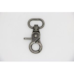 Handbag parts zinc alloy rolling plating anti sliver spring swivel trigger snap