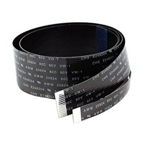 Black Polyimide AWM FFC Flexible Flat Ribbon Cable 80c 60v Vw-1 2-100 Pin