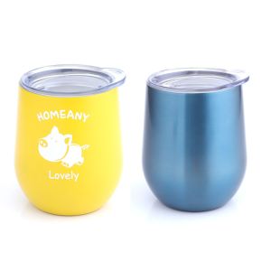 98x77mm 304 Inner Wall 7 Ounce Insulated Stemless Tumbler