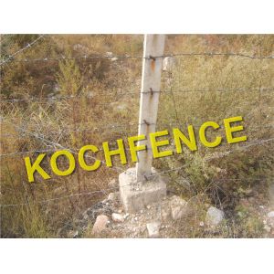 Stainless Steel Barbed Wire Fence Simple Structure Oxidation Resistant