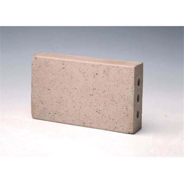 Quality Rough Face Light Gray Clay Baking Brick , Grouting Brick Pavers Vacummed Extrusion wholesale