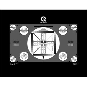 Reflective Dead Leaves Target Colored Camera Lens Test Chart 18% Transmission