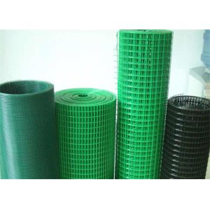 6 Gauge PVC Coated 2 X 4 Welded Wire Mesh Screens For Doors / Windows