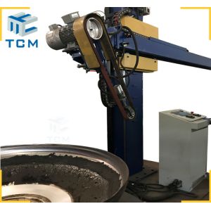 CNC Steel Ellipsoidal Head Surface Grinding Buffing Automatic Polishing Machine