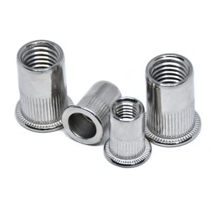 Custom Flat Head Stainless Steel M6 Blind Rivet Nut