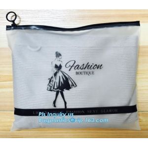 bag with window and zipper/slider zipper bag/aluminum foil zip lock bag, EVA PVC