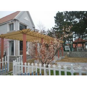 Cheap Weather Resist Recycle Composite Wood Pergola With Wood Plastic Materials for sale
