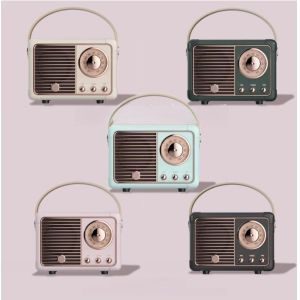 Classic Retro Style Wireless Speaker Mini Portable Bluetooth Speaker With Volume