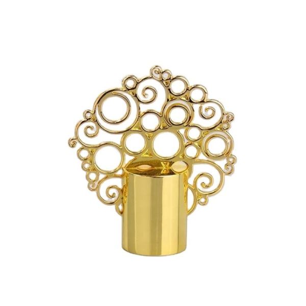 Quality High Quality Luxury Zamac Lid Perfume Bottle Cap Electroplating Process Environmentally Friendly And Recyclable wholesale