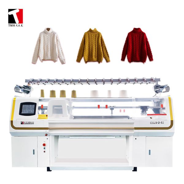 Quality High Speed 1.2m/S Sweater Flat Knitting Machine 52 Inch CE Certificated wholesale