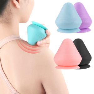 Silicone Trigger Point Wall Mounted Massage Ball For Back Myofascial Release