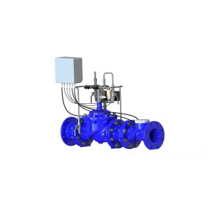 PN10 FBE Coated Water Pressure Management Valve With 24 VDC Controller
