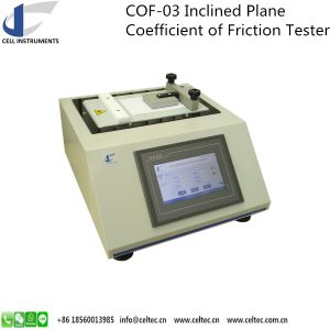 Cheap INCLINED SURFACE COF TESTER SLANT PLANE COEFFICIENT OF FRICTION TESTER SLIPPING COEFFICIENT FRICTION TESTER TAPPI T 815 for sale