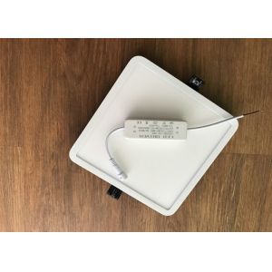 White 18w Led Square Panel Light , 80ra Embedded Ceiling Lights Saves Energy