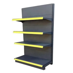 Convenience store gondola shelving cigarette display racks