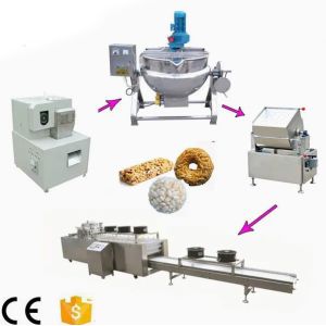 Cheap Popped Rice Cake Making Machine / cereal puffing machine for millet , wheat for sale