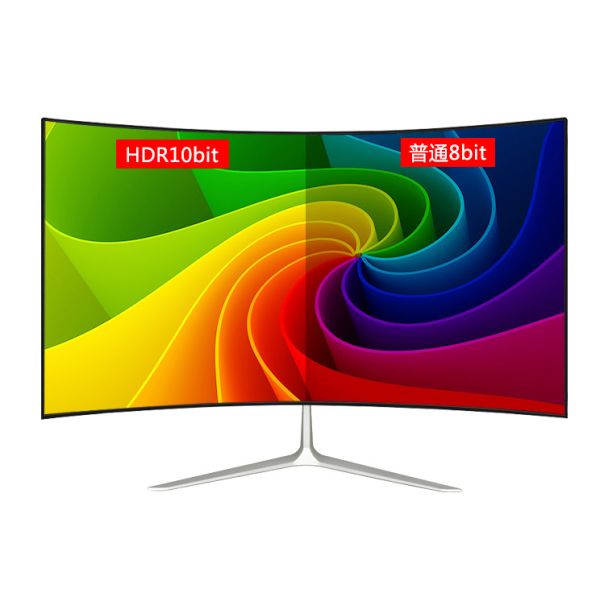 Quality Frameless Curved Gaming Computer Monitor , FHD Curved LED Desktop Monitor wholesale