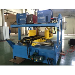 Medium Transformer Manufacturing Machinery , Automatic Corrugated Plate Welding