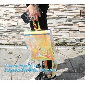 pocket transparent pvc clear backpack wholesale with padded straps, Waterproof