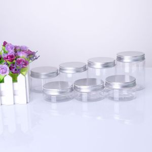 Plastic Spice Jar And Cosmetic Jars With Aluminum Lid In Need Of Customizable
