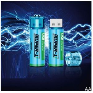 1000mAh Lithium Ion Rechargeable Battery AA 1200 Times Cycle Life Eco - Friendly