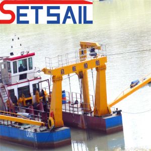 Cheap Diesel Engine Cutter Suction Dredger with Anchor Boom and Optional Concentration Meter for sale